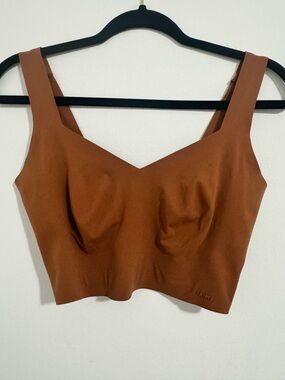 SKIMS Rust Brown Scoop Neck Bralette